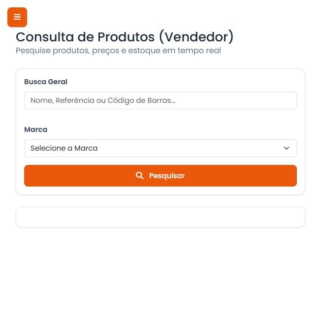 Interface do projeto Consulta de Produtos